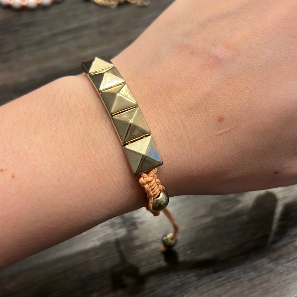 Braided Stud Bracelet